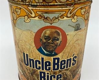 Vintage Limited Edition 40th Anniversary Uncle Ben's Converted Rice metal cannister 