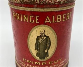 Vintage RJ Reynolds Tobacco Company Prince Albert tobacco metal cannister 