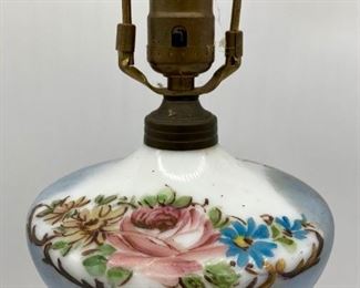 Vintage hand-painted lamps