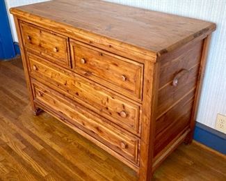 Antique cedar chest of drawers