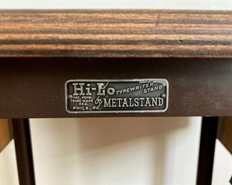 Hi-Lo typewriter stand by Metalstand