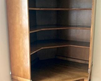 Vintage corner desk and bookcase