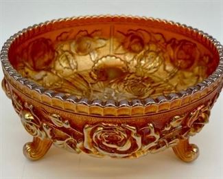 Imperial glass Open Rose Marigold