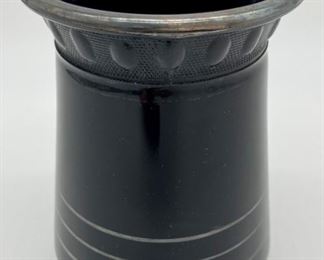 Vintage black Amethyst by Smith Glass