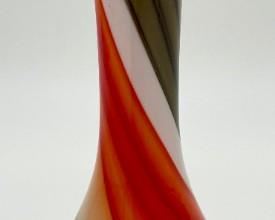 Swirl glass vase