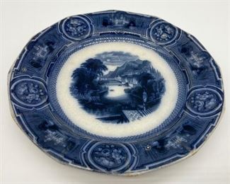 Pearl Stone Ware Wedgwood "California" plate