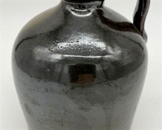 Stoneware metallic jug