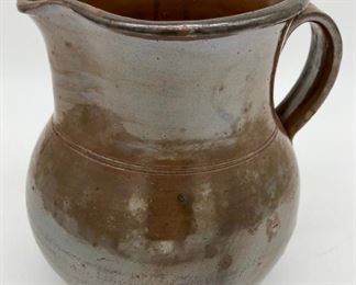 Stoneware pitcher