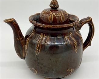 Stoneware teapot