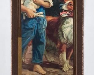 Vintage 1935 Snow White Laundry, Troy, NY advertising calendar