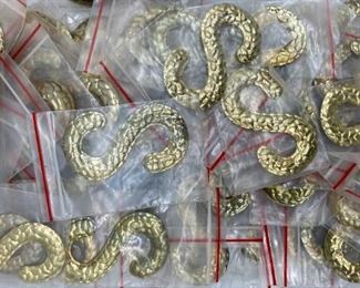 "S" shaped vintage hardware