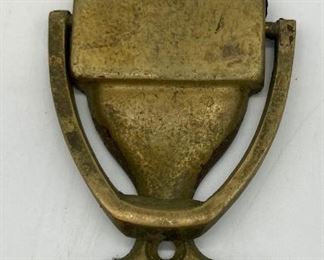 Vintage brass door knockers