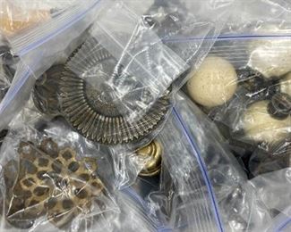 Architectural salvage - antique knobs