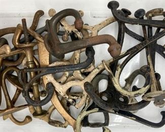 Architectural salvage - antique coat hooks