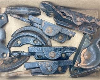 Architectural salvage - antique window latches