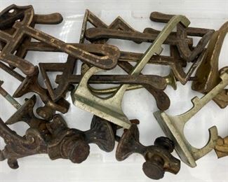 Architectural salvage - antique coat hooks