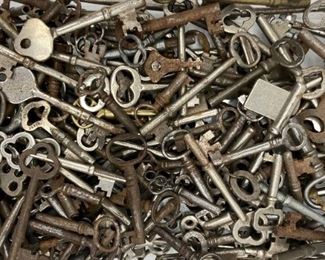 Architectural salvage - antique skeleton keys