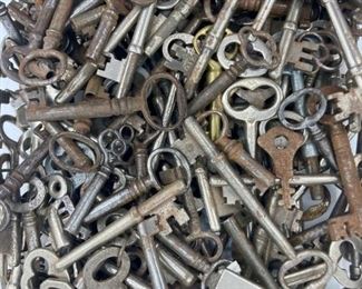 Architectural salvage - antique skeleton keys