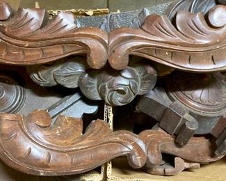 Architectural salvage - antique cornices