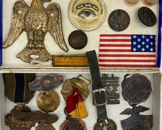 Vintage military memorabilia