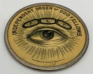 Independent Order of Odd Fellows vintage pin