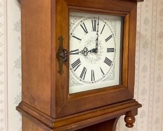 Vintage wooden clock and display stand