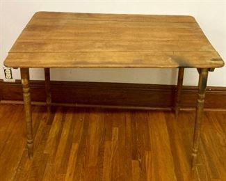 Antique farmhouse folding work table