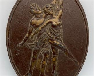 Vintage dancer plaque