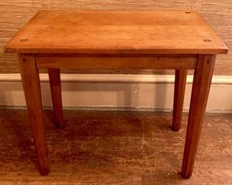 Antique wooden accent table