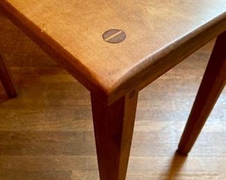 Antique wooden accent table