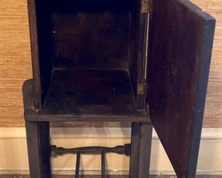 Antique black cabinet