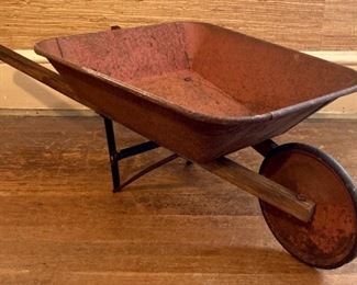 Antique Hy-Speed child's wheelbarrow 
