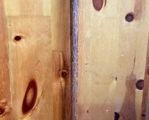 Primitive wood and cast iron rake