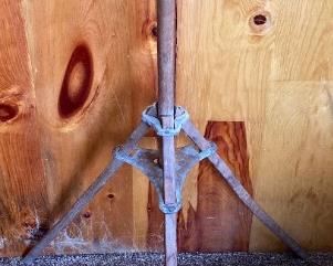 Antique surveyor's tripod