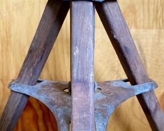 Antique surveyor's tripod