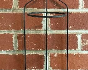 Black metal indoor/outdoor candle holder wall sconces