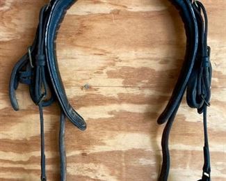 Vintage leather horse harness