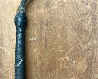 Vintage leather riding crop