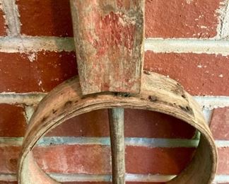 Antique wood banjo frame