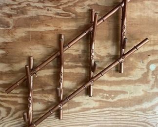 Vintage metal piping hand-crafted coat rack