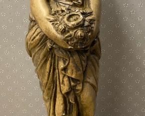 Vintage chalkware statue