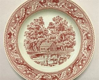 Royal Ironstone "Memory Lane" porcelain plate