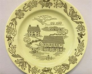 Royal (W Sebring, OH) "Bucks County" porcelain plate 