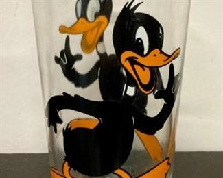 Warner Brothers 1973 Pepsi Collector Series Daffy Duck glass