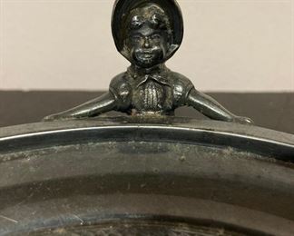 Antique James Tufts quadruple plated engraved "Lizzie, March 18, '91"