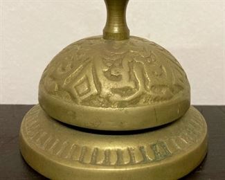 Vintage brass counter bell