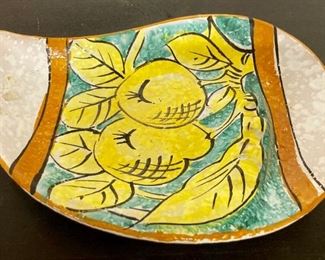 Vintage Italian hand-painted ashtray