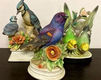 Limited Edition Series bluejays, Limited Edition Series blue grassbeaks; Paroquets
