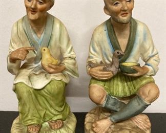 Vintage Japanese Elders figurines