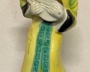 Various vintage pottery, porcelain, ceramic and plastic figurines